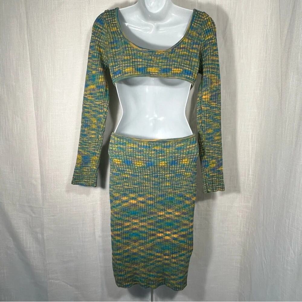 Princess Polly Lucia Cutout Ring Front Knit Bodycon Mini Dress NWT Size 10 - Picture 8 of 11